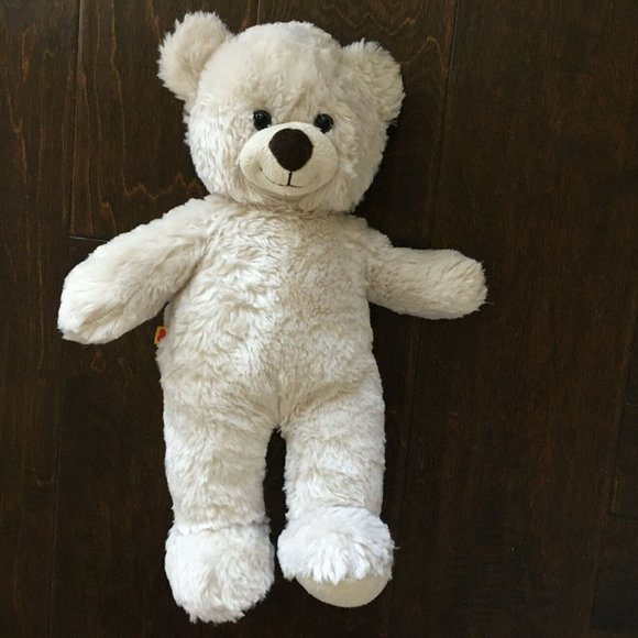 Build A Bear Workshop Bear Ivory Soft Toy Stuffed Animal Plush 15'' - Picture 1 of 8